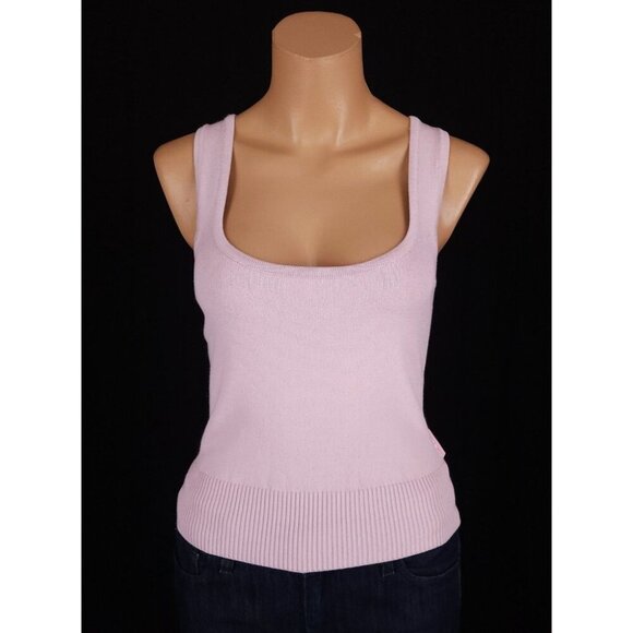 Blumarine Hello Kitty Edition Tank Top 38 US XS Pink Sweater SSENSE Exclusive - Picture 1 of 11